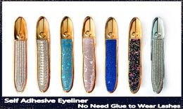 Self Adhesive Magic Eyeliner for False Eyelashes No Need Glue to Wear Lashes Liquid Eyeliner Strong Eyelash Eye liner9637901