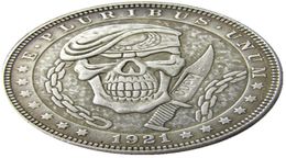 HB78 Hobo Morgan Dollar skull zombie skeleton Copy Coins Brass Craft Ornaments home decoration accssories7974943