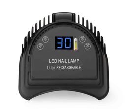 Professional Cordless LED Nail Lamp 64W UV Nail Lamp Rechargeable with Battery Design UV Lamp Light High Power C04288583224