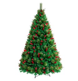 150cm Christmas Tree Decoration Christmas Outdoor Decoration Shopping Mall Large Luxury Red Fruit Tree5757047
