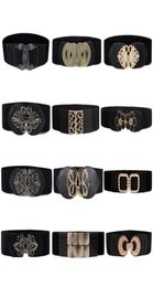 Belts Fashion Women Wide Waist Elastic Stretch Belt Cinch Waistband Cummerband Plus Size Girls Seal BeltsBelts6288587