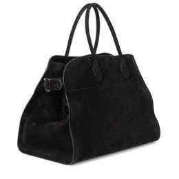 Evening Bags Designer Leather Margaux Handbag Commuter Bag Cow Tote Travel Shoder Light Luxuryclassic The Row Premium Touch Drop Del Dhtbe