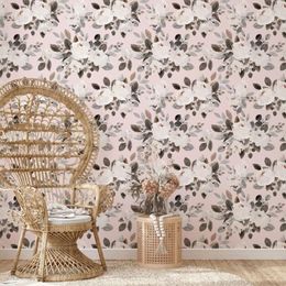 Wallpapers Floral Peel And Stick Wallpaper Watercolour Rose Flower Contact Paper For Cabinets Drawer Liner Decoration Wall