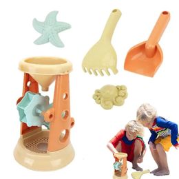 Childrens beach rake toy beach rake toy beach shovel boy and girl sand pit toy set encourages parents and children to interact 240429