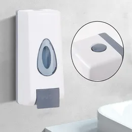 Liquid Soap Dispenser 600ml Manual Wall Mounted Shower Shampoo For Bathroom Els Household Kitchen