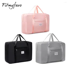 Duffel Bags Portable Foldable Travel Bag Nylon Waterproof Sports Gym Tote Large Capacity Storage Luggage Handbag
