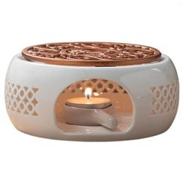 Teaware Sets Ceramic Teapot Warmer Holder Base Tea Insulation Coffee Water Candle Heating