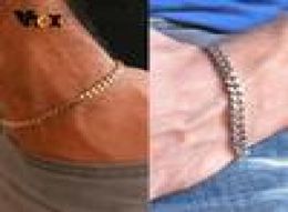 Vnox Mens Simple 311mm Stainless Steel Curb Cuban Link Chain Bracelets for Women Unisex Wrist Jewellery Gifts4136765