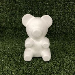 Decorative Flowers DIY Artificial Rose 20CM Polystyrene Styrofoam Foam Bear Mold For Wedding Valentines Day Home Decoration