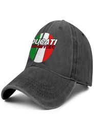 Stylish Corse Di Ca Ti Unisex Denim Baseball Cap Golf Personalized Hats 3D effect flag jacket Black camouflage motorcycle Gray6524417