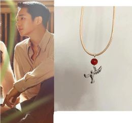 Chains 925silver Snowdrop Same Jung Hae In Pigeon Korean Drama Necklace 2022 Lucky Clavicle Chain For Men Women GiftChains9644946