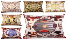 silk fabric european cushion cover 45cm luxury sofa chaise couch throw pillow case royal cojines decorativos8048374