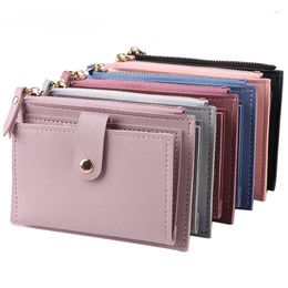 Wallets For Women Luxury Designer Fashion Purses Solid Cute Small Wallet PU Girl Clutch Purse