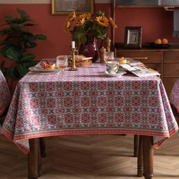 Table Cloth Merry Christmas Waterproof Oilproof Washable Tablecloth Household Rectangular Cover Kitchen Dining Decor