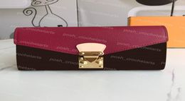 S Lock Designer Women039s Wallet comes with Box Genuine Leather Inteior Designer Long Wallet With Box Pallas Wallet for Women8748679