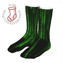 Men's Socks Compression Hacker Code Women 2024 Men Sports Sock
