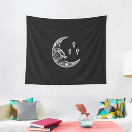 Tapestries Currents Band Merch Moon Emblem Essential T-Shirt Tapestry Aesthetics For Room Kawaii Decor
