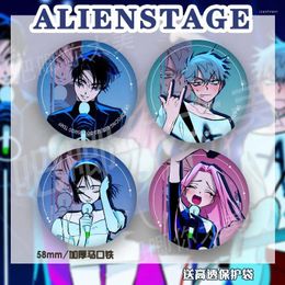 Brooches ALIEN STAGE IVAN & TILL Badges Pins Anime ALIENSTAGEmizisuaivan Women Brooch Fashion Ryomen Cosplay For Bag Accessorie