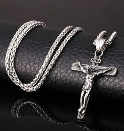 Pendant Necklaces Fashion And Sweet Cross Pendent With Chain Necklace Jewelry Gifts For Men Religious Jesus9983665