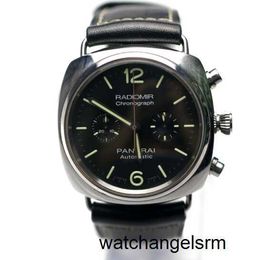 Quartz Wrist Watch Panerai RADIOMIR Series Mechanical Swiss Watch Calendar Shows Men's Luxury Watch 42mm Black Disc PAM00369