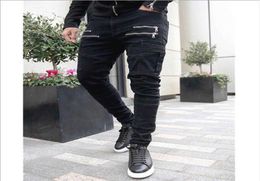 Pantaloni cargo autunnali pantaloni hip hop harem joggers pantaloni maschi pantaloni da uomo pantaloni multipocchi solidi skinny fit pantaloni cx200729432895