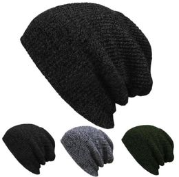 2021 Fashion Design Unisex Baby Knit Baggy Beanie Winter Autumn Hat Outdoor Skiing Sport Slouchy Chic Knitted Cap8067699