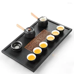 Tea Trays Gongfu Japanese Serving Tray Marble Kitchen Decorative Luxury Bandeja Decorativa Decoration On Table
