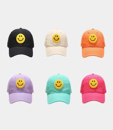 2022 Trendy big face patch softtop baseball caps women Student couple casual flat cap sun protection hats7261246