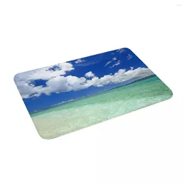 Carpets Sunshine Beach 24" X 16" Non Slip Absorbent Memory Foam Bath Mat For Home Decor/Kitchen/Entry/Indoor/Outdoor/Living Room