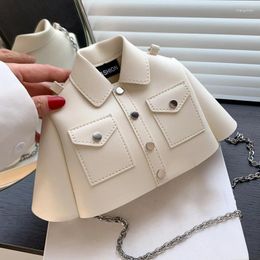 Shoulder Bags Women's Bag 2024 Creative Clothes Shape Women Small Chain Crossbody Cute Handbag