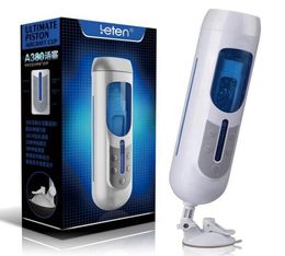 Leten A380 Automatic Male Masturbator 10 Kinds Modes High speed Piston Artificial Vagina Cunt Voice Interaction Sex Toys for Men Y3957692