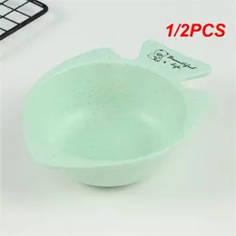 Bowls 1/2PCS Rice Bowl Household Wheat Straw Smooth And Round Without Burrs Strong Firm Kitchen Tableware Supplementary