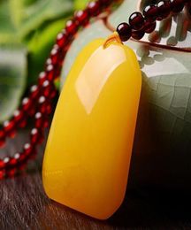 Chicken Oil Yellow Old Beex Safe and Sound Card Pendant Amber Men039s New Sweater Chain Charms93200115601783