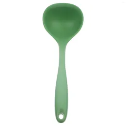 Spoons Silicone Kitchen Spoon (avocado Green) Pot Flatware Soup Ladle Ladles For Serving Household