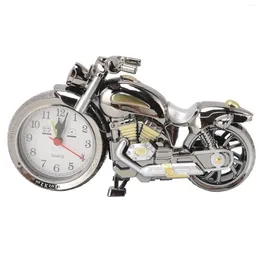 Table Clocks Creative Motorcycle Shape Alarm Clock Ingenious Vintage Model For Children Home Car Office Decorartion