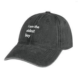 Berets Succession - I Am The Eldest Boy Cowboy Hat Beach Caps For Men Women's