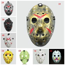Masquerade Masks Jason Voorhees Mask Friday the 13th Horror Movie Hockey Mask Scary Halloween Costume Cosplay Plastic Party Masks 3870507