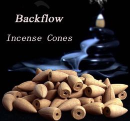 Smoke Backflow Incense Bullet Cones Aromatherapy Fragrance Natural Indoor Household Sachets 1KGS 500pcs mix Flavours whole3089367