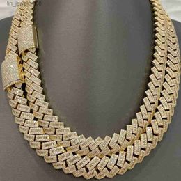 18 MM Alibaba Indian 2024 Top Seller Supplier Manufacturer Wholesaler Exporter High Quality Vvs Moissanite Diamond Cuban Chain