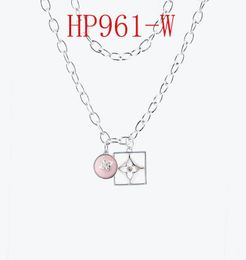 2020stainless steel Jewellery square pink flowers designer necklace fashion necklace iced out chains fashion Jewellery cuban link chai5957725