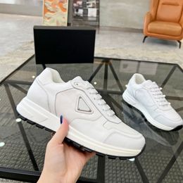 Fashion Designer High quality white casual shoes for men and women ventilate comfort Leather splice Shock absorption all-match Sports shoes DD0506P 38-44 35