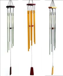 Antique Mahogany Lengthened 6 Tube Wind Chimes Door Wall Hanging Garden Tubes Bells Ornamental Pendant Metal Wooden Handicraft Gif3958459