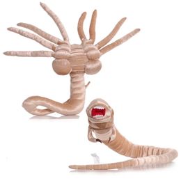 50cm Facehugger Alien 110cm Chestburster Plush Toy Anime Stuffed Animal Horror Scary Plushie Figure Cosplay Props Fans Gift 240507