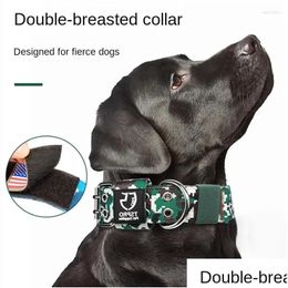 Dog Collars Leashes Explosion-Proof Medium And Large Collar Leash Set Greyhound Labrador Doberman Dogs Accessories Correa Perro Pet Su Otse6