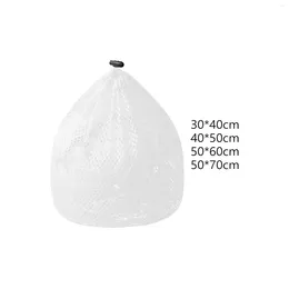 Laundry Bags Mesh Bag Versatile Heavy Duty Durable With Drawstring Closure For Bath Towel Blouse Dress Underwear Dorm