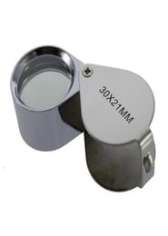Mini 30X Glass Magnifying Magnifier Jeweler Eye Jewelry Loupe Loop Triplet Jewelers285O32519783995263