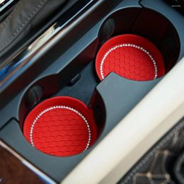 Pillow 4 Pcs Car Accessories For Men Girl Bling Cup Holder Coasters Drink Women Aesthetic Your Holders