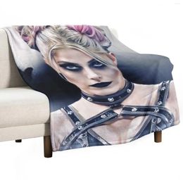 Blankets Evil Stare Throw Blanket Decorative Sofas Stuffeds Manga Hairy