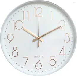 Wall Clocks Radio Controlled Clock No Ticking Silent 30cm Quartz Battery Powered Large Easy To Read Suitable For Room H