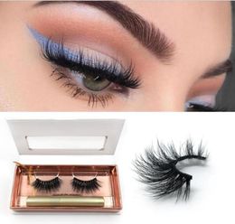 DEEP EYES New magnetic liquid eyeliner and 3d suede three magnetic false eyelash set Mink eyelashes1187149